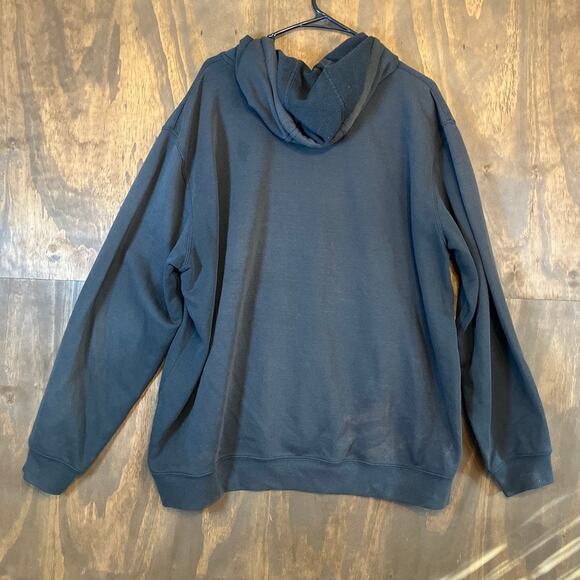 Carhartt Mens Sweatshirt Black Original Fit Hooded Long Sleeve XLarge - Picture 12 of 15